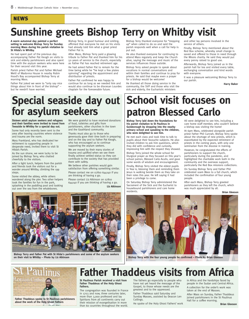 Nov 2023 edition of the Middlesbrough Voice