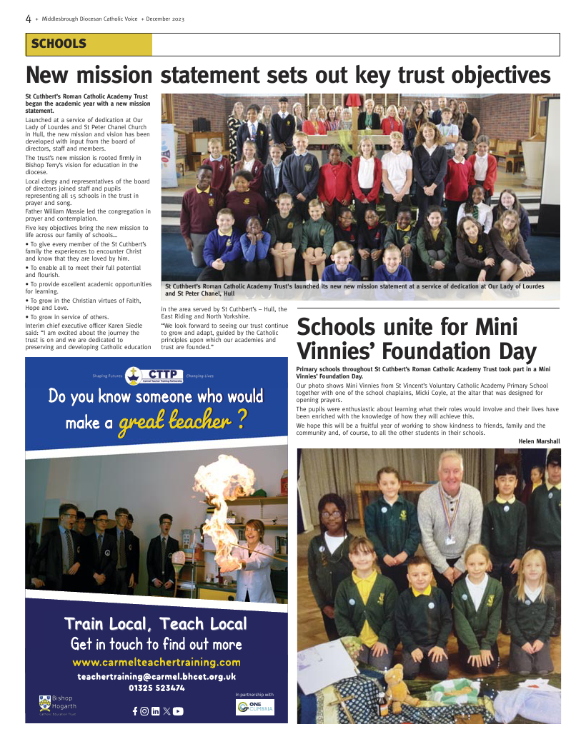 Dec 2023 edition of the Middlesbrough Voice