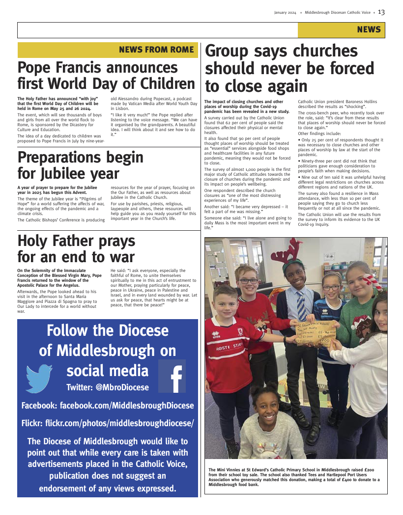 Jan 2024 edition of the Middlesbrough Voice
