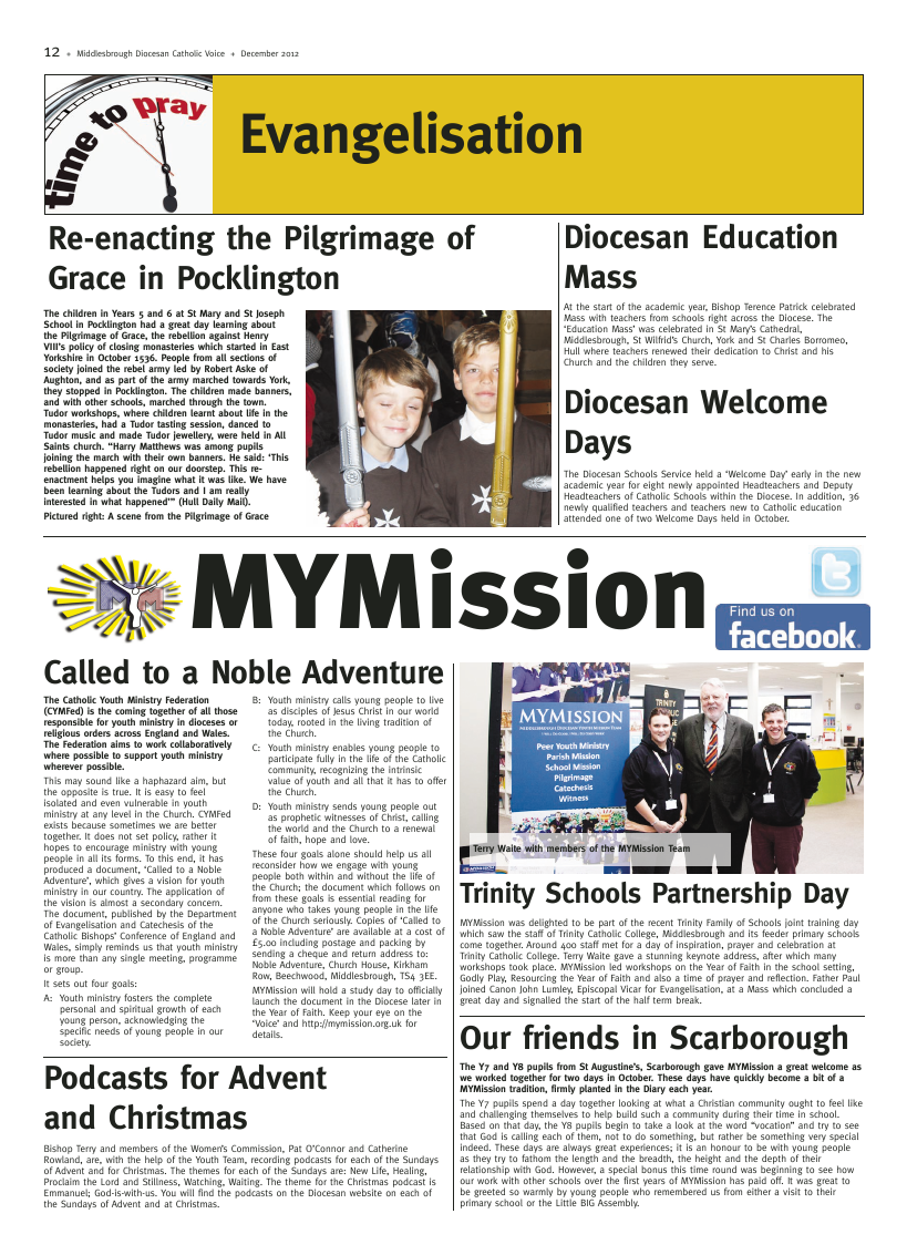 Dec 2012 edition of the Middlesbrough Voice