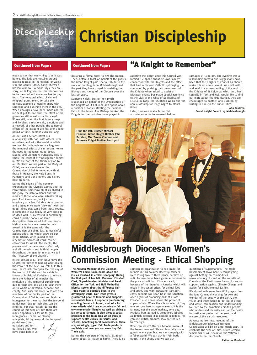 Dec 2012 edition of the Middlesbrough Voice