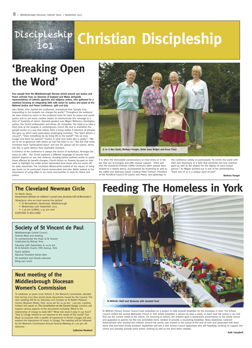Sept 2013 edition of the Middlesbrough Voice