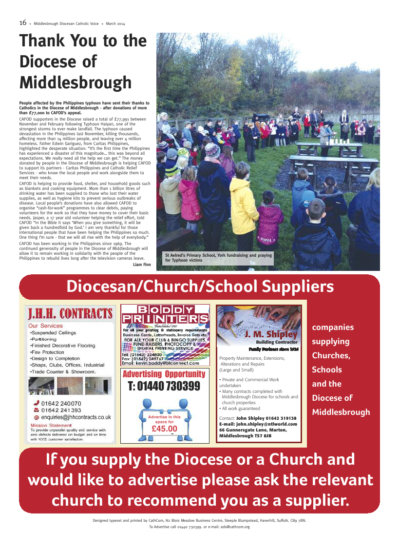 Mar 2014 edition of the Middlesbrough Voice