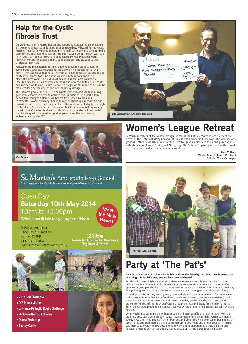 May 2014 edition of the Middlesbrough Voice