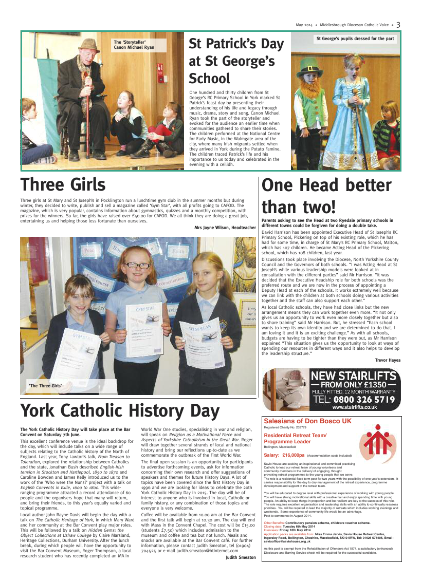 May 2014 edition of the Middlesbrough Voice