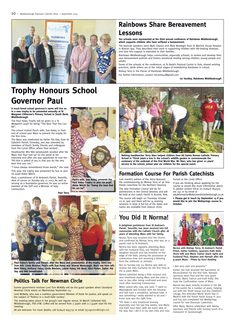 Sept 2014 edition of the Middlesbrough Voice