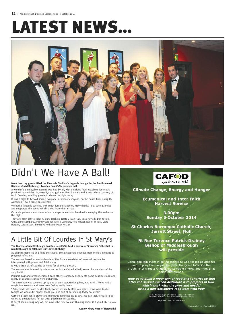 Oct 2014 edition of the Middlesbrough Voice