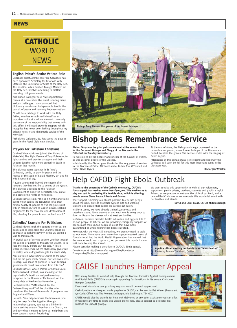 Dec 2014 edition of the Middlesbrough Voice