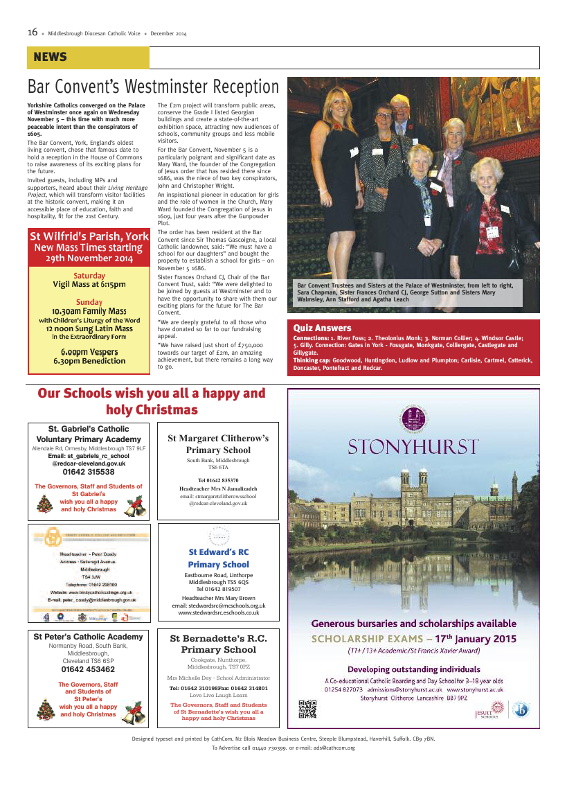 Dec 2014 edition of the Middlesbrough Voice