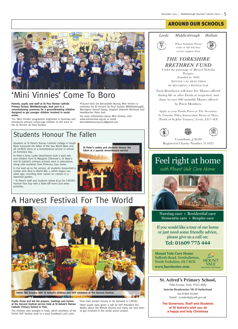 Dec 2014 edition of the Middlesbrough Voice