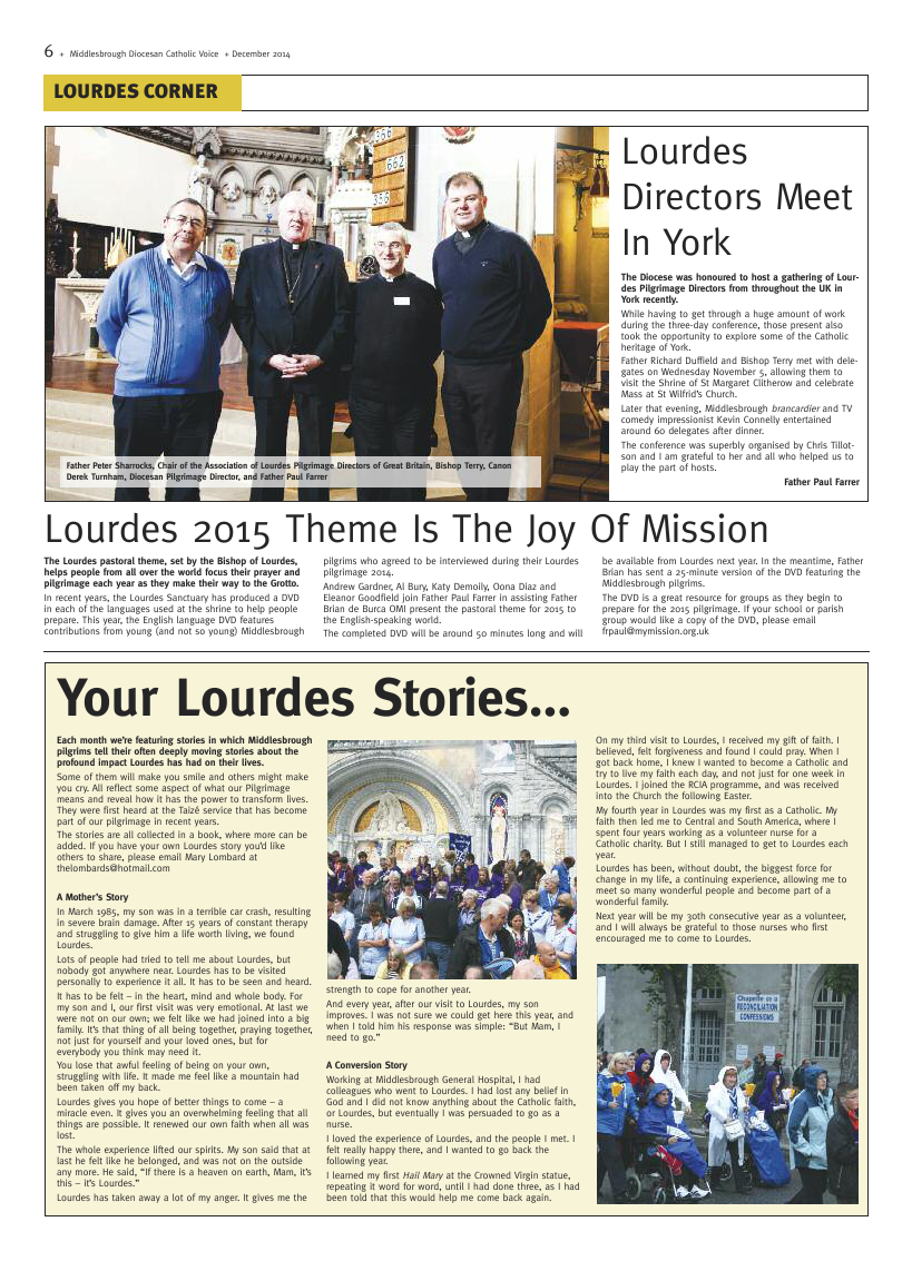 Dec 2014 edition of the Middlesbrough Voice