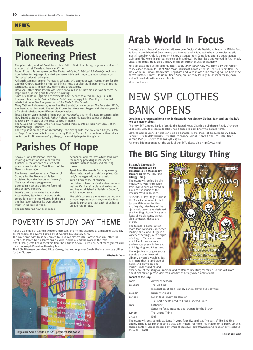 Jan 2015 edition of the Middlesbrough Voice