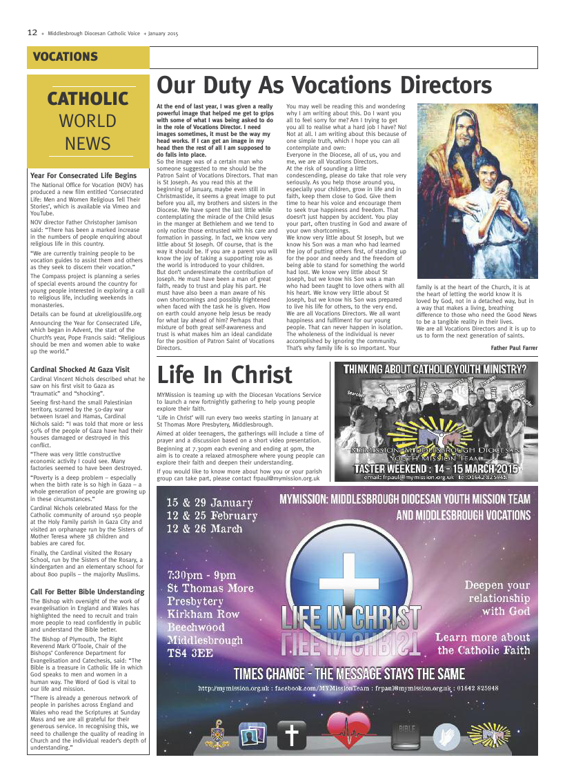 Jan 2015 edition of the Middlesbrough Voice