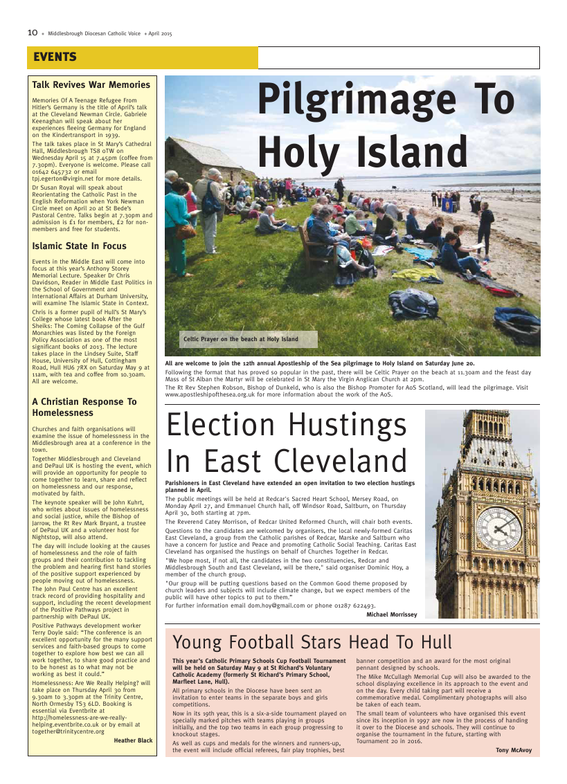 Apr 2015 edition of the Middlesbrough Voice