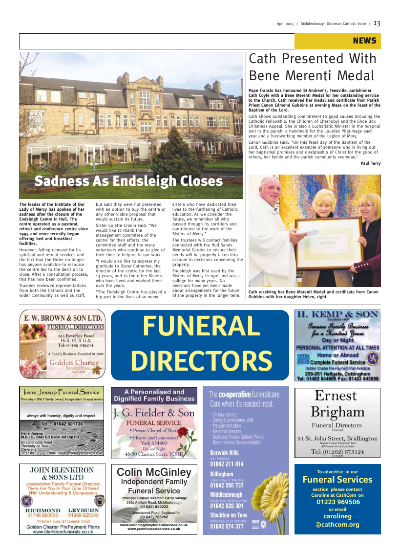 Apr 2015 edition of the Middlesbrough Voice