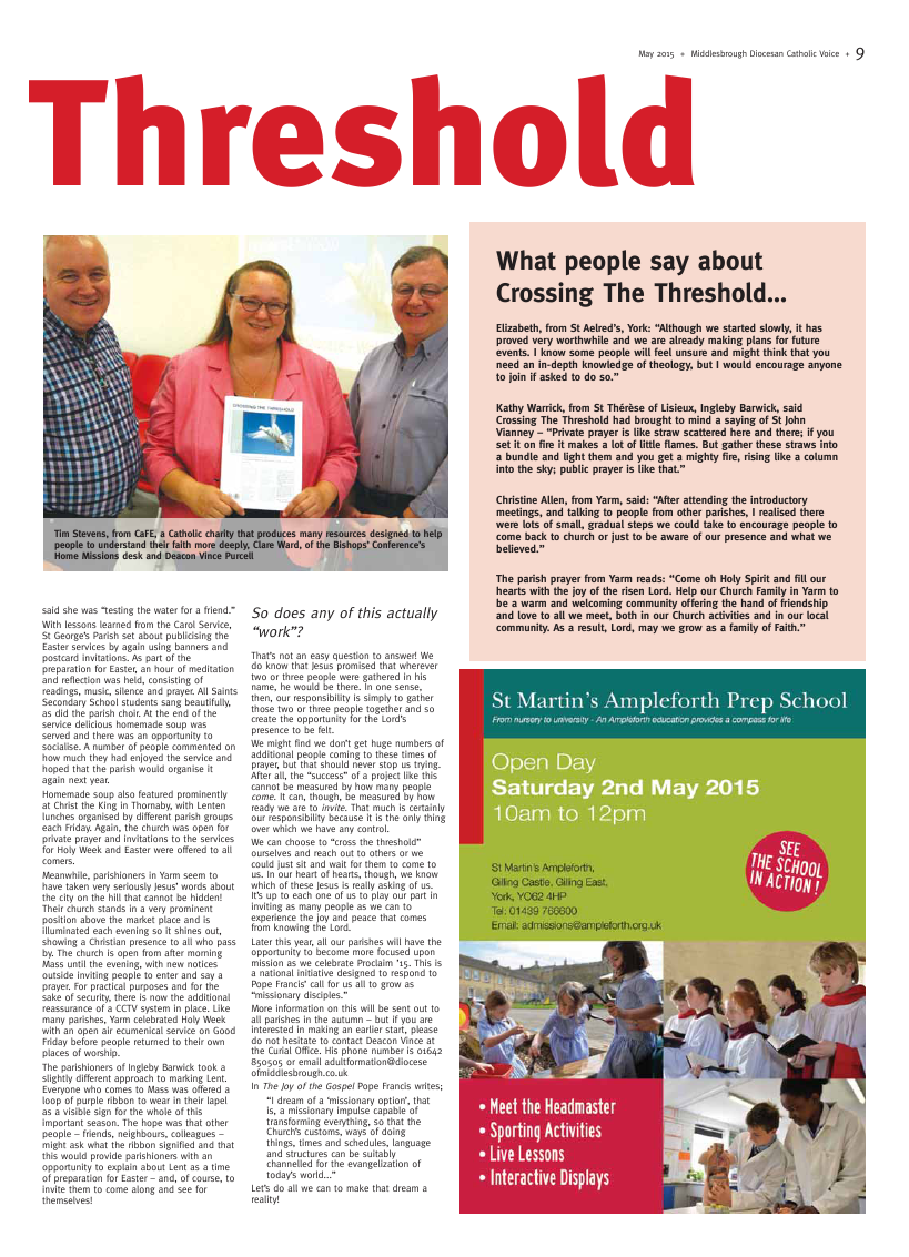 May 2015 edition of the Middlesbrough Voice