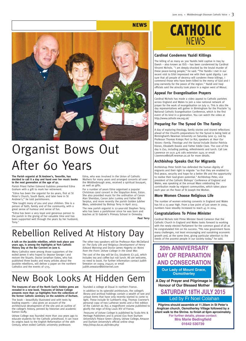 Jun 2015 edition of the Middlesbrough Voice