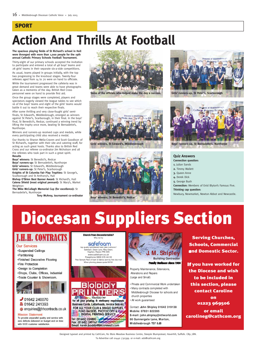 Jul 2015 edition of the Middlesbrough Voice