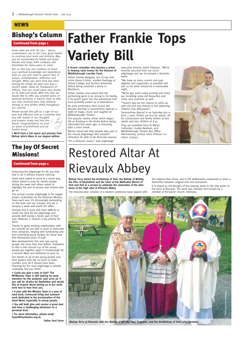 Jul 2015 edition of the Middlesbrough Voice