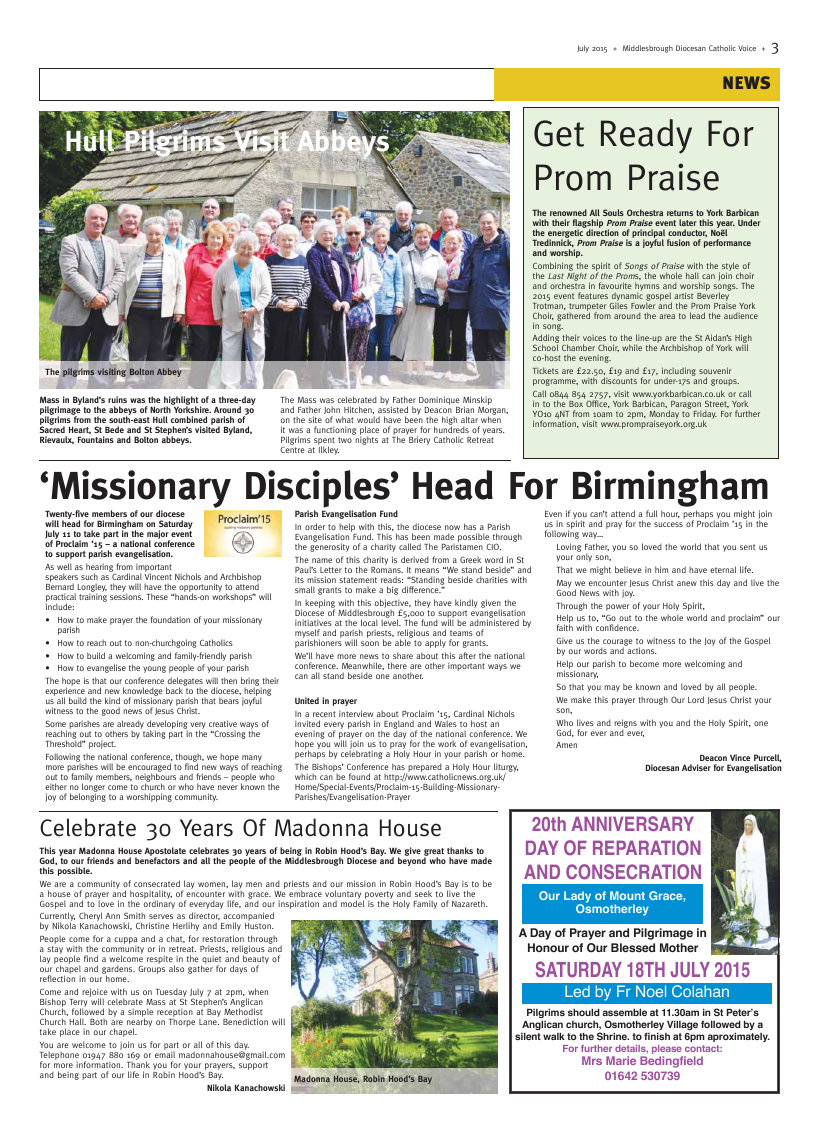 Jul 2015 edition of the Middlesbrough Voice