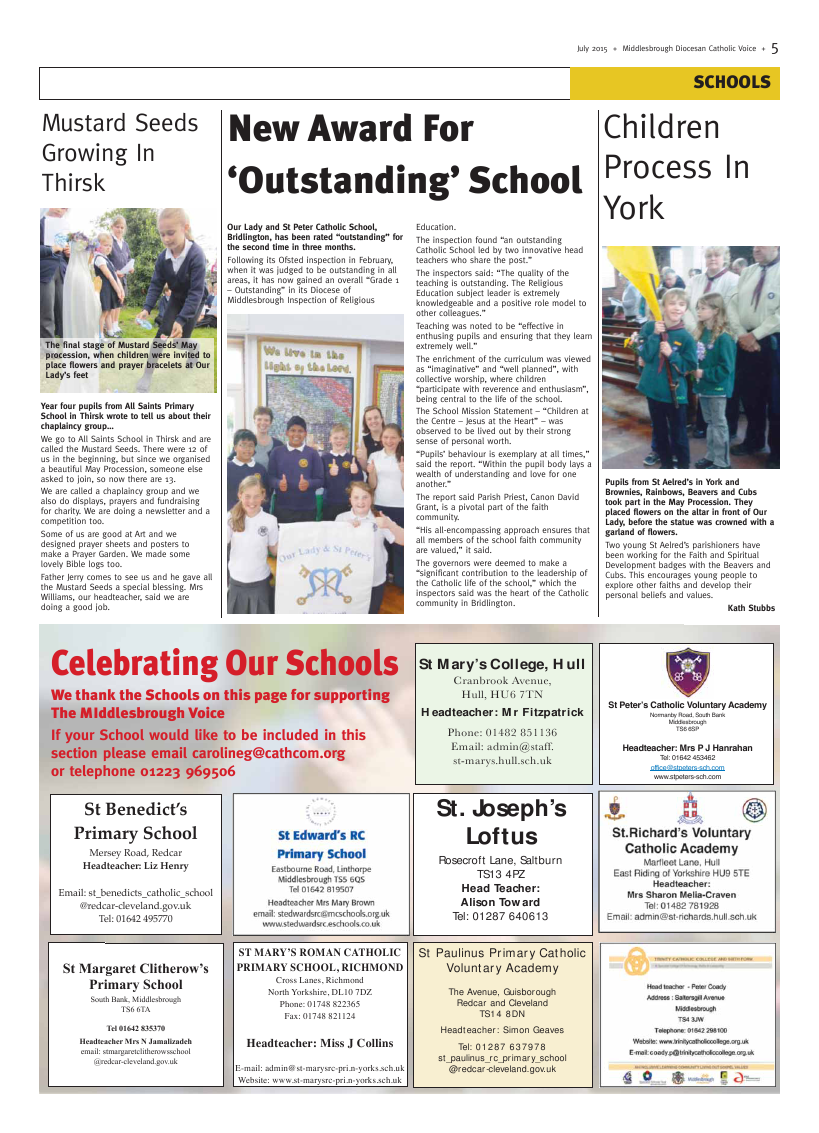 Jul 2015 edition of the Middlesbrough Voice