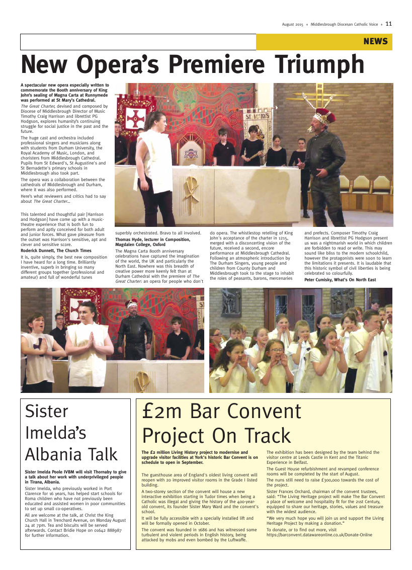 Aug 2015 edition of the Middlesbrough Voice
