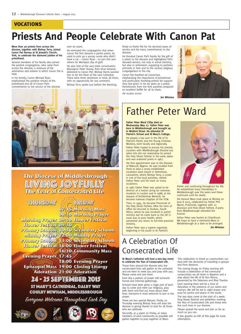 Aug 2015 edition of the Middlesbrough Voice