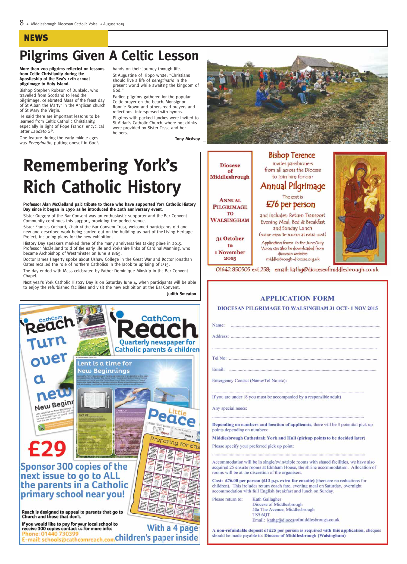 Aug 2015 edition of the Middlesbrough Voice