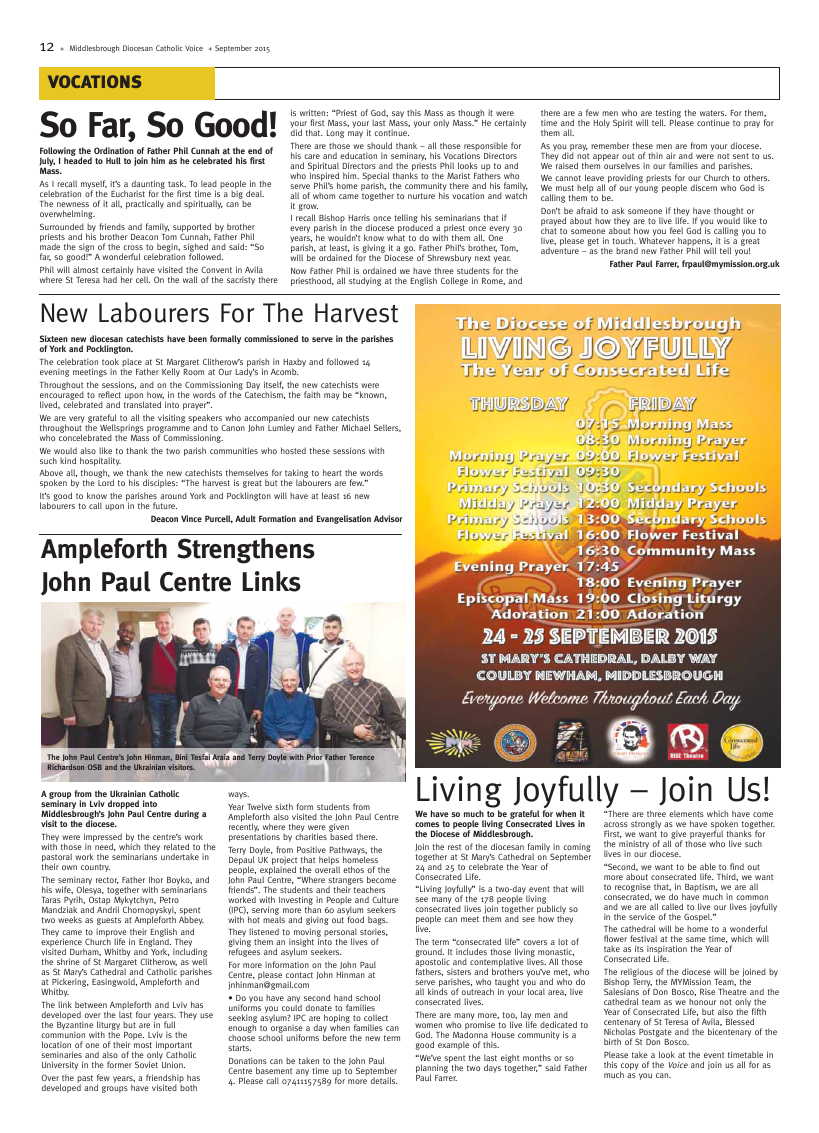 Sept 2015 edition of the Middlesbrough Voice