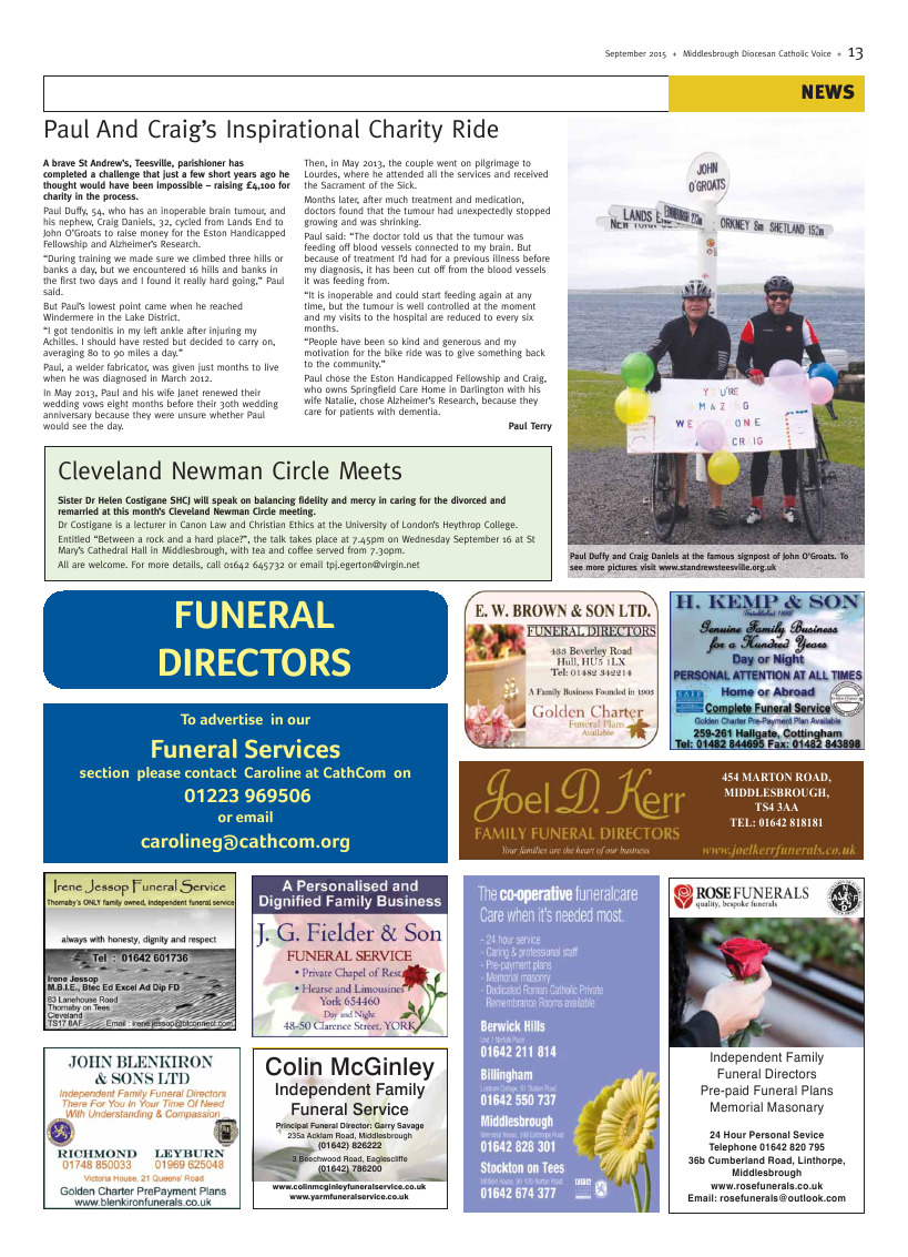 Sept 2015 edition of the Middlesbrough Voice