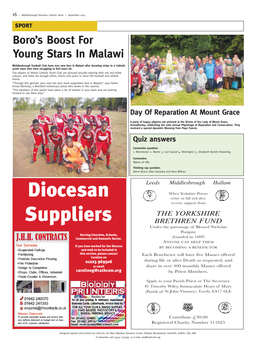 Sept 2015 edition of the Middlesbrough Voice