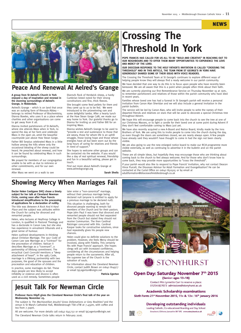 Nov 2015 edition of the Middlesbrough Voice