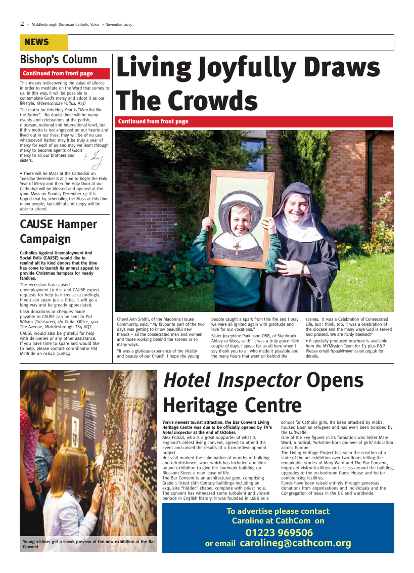 Nov 2015 edition of the Middlesbrough Voice