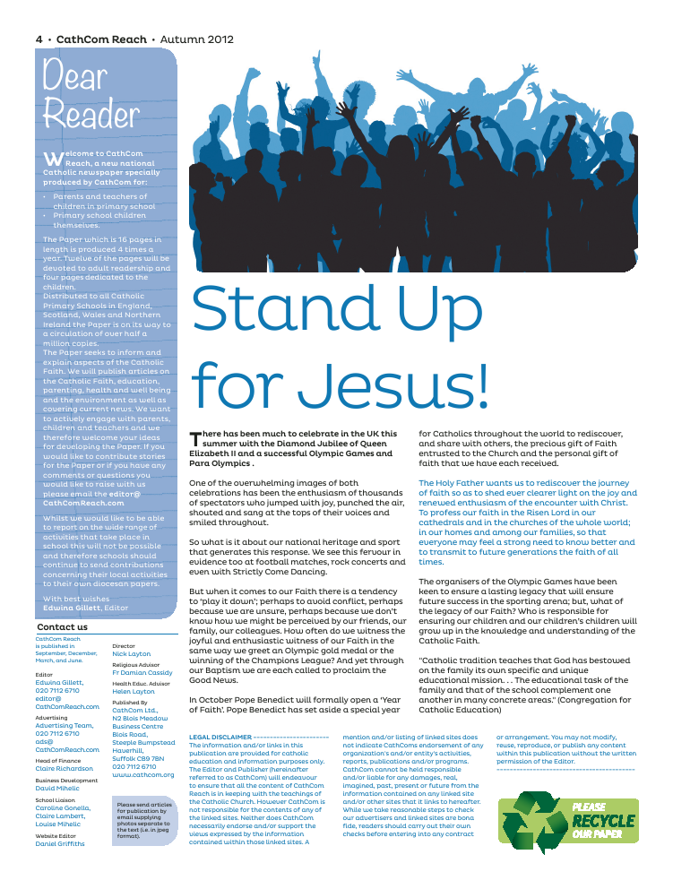 Autumn 2012 edition of the Reach - Page 
