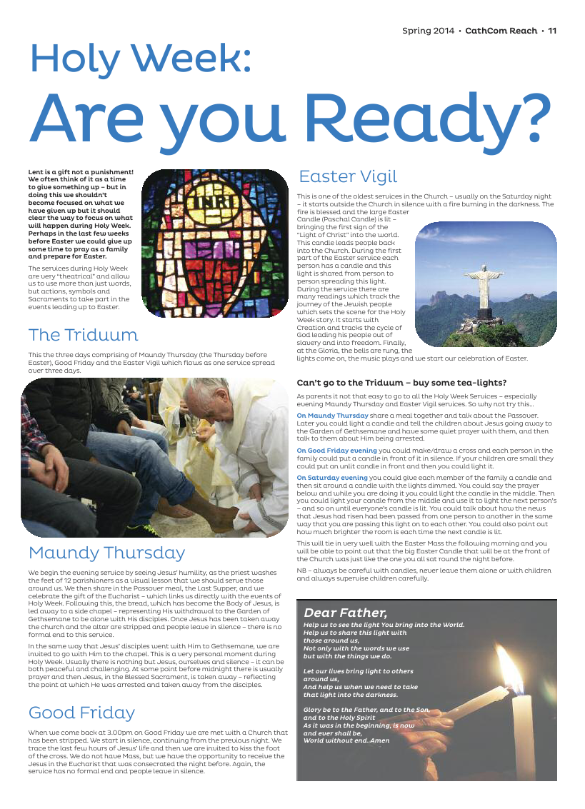 Spring 2014 edition of the Reach