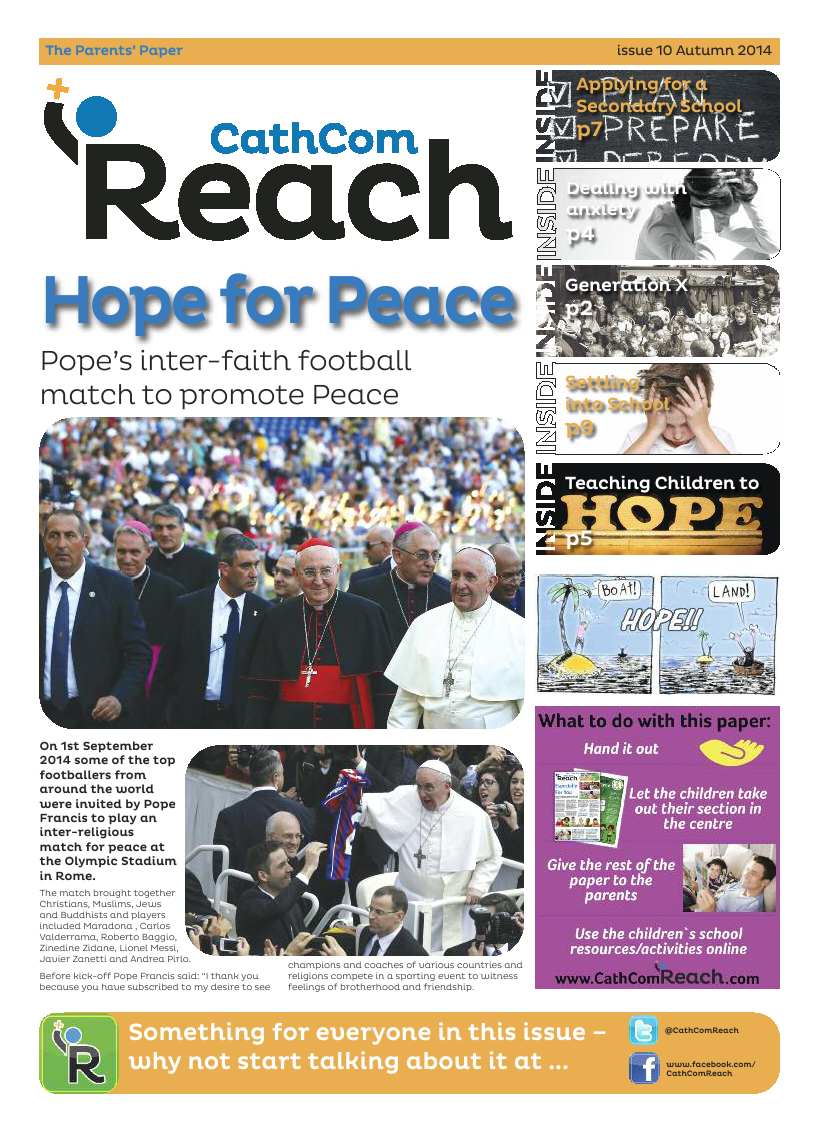 Autumn 2014 edition of the Reach