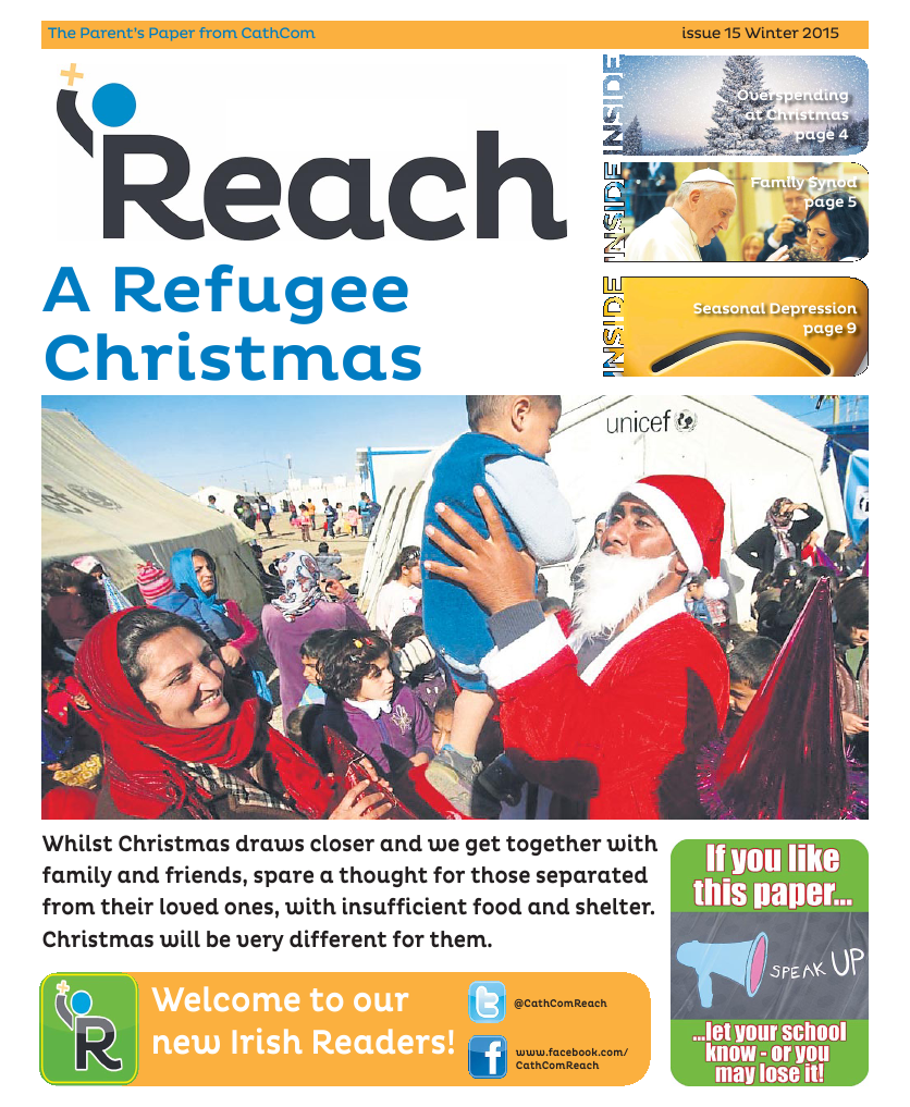 Winter/Christmas 2015 edition of the Reach