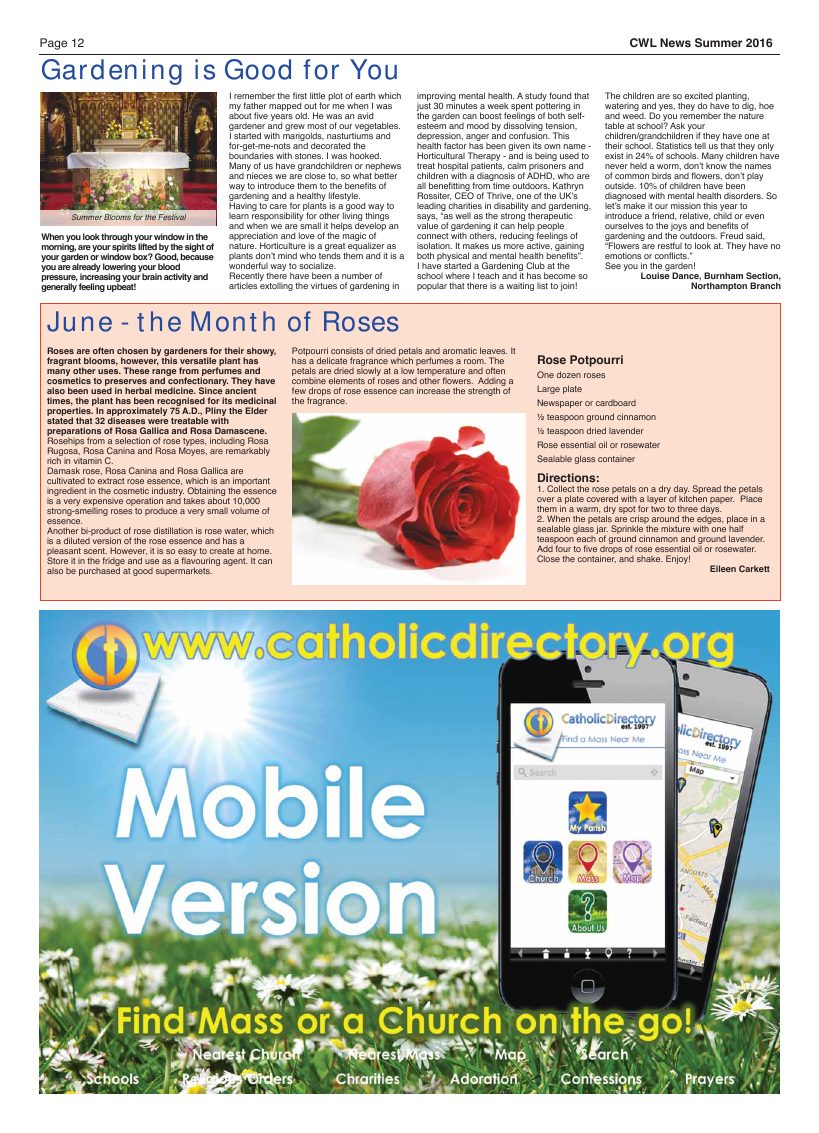 Summer 2016 edition of the CWL News - Page 