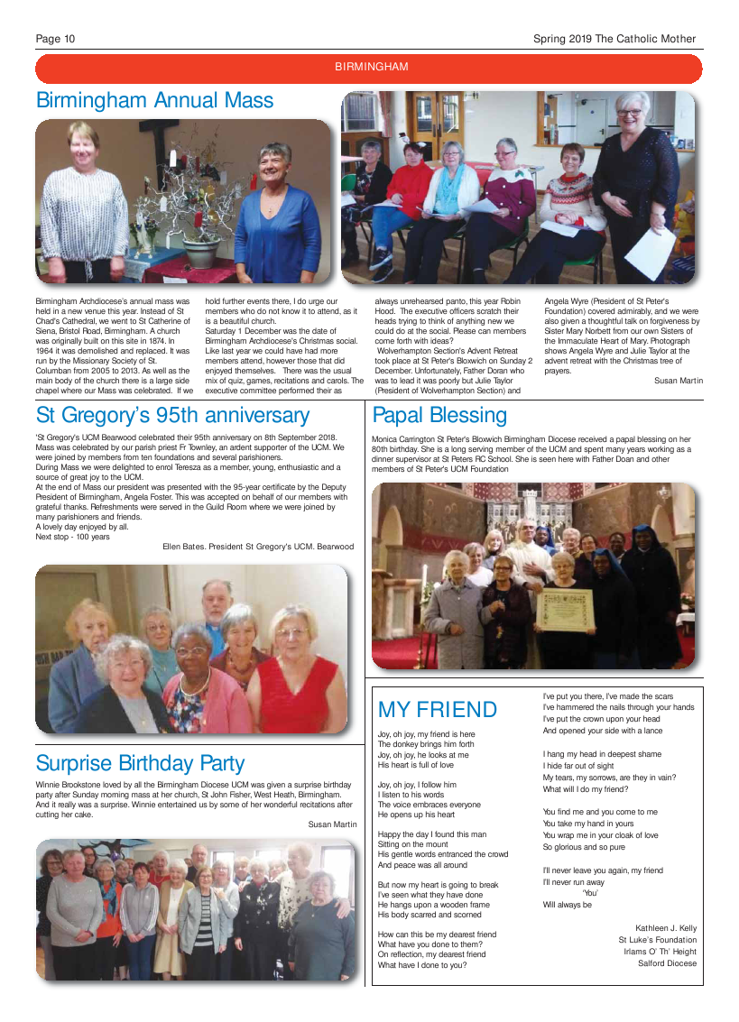 Spring 2019 edition of the Catholic Mother (UCM) - Page 