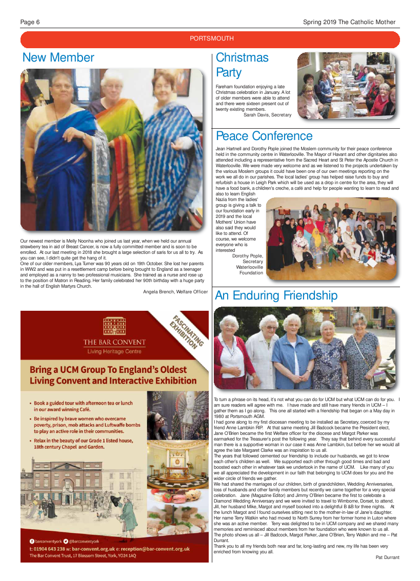 Spring 2019 edition of the Catholic Mother (UCM) - Page 