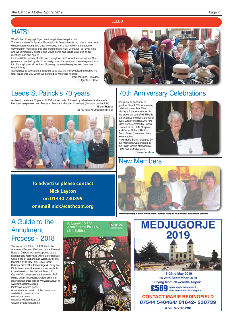 Spring 2019 edition of the Catholic Mother (UCM) - Page 