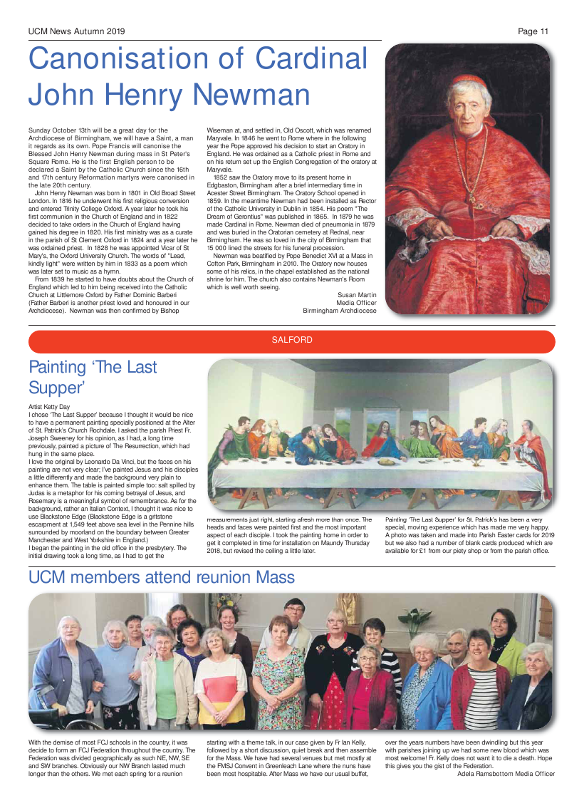 Winter 2019 edition of the UCM News - Page 