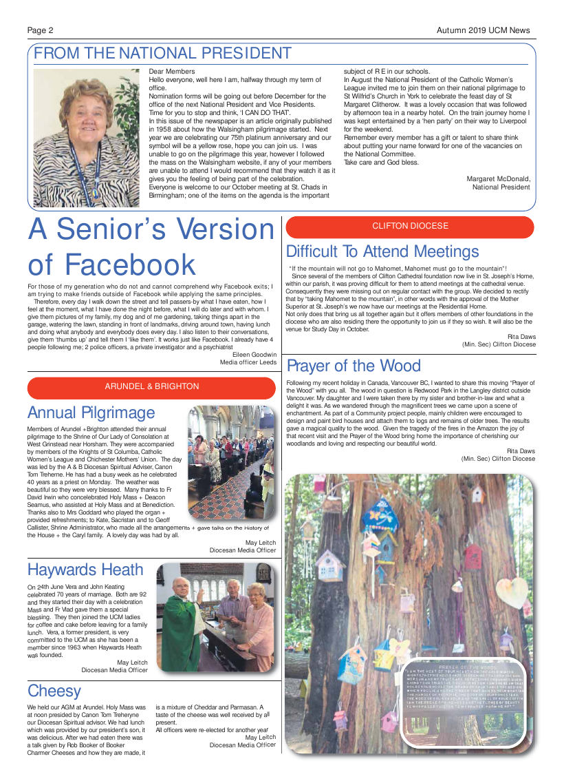 Winter 2019 edition of the UCM News - Page 