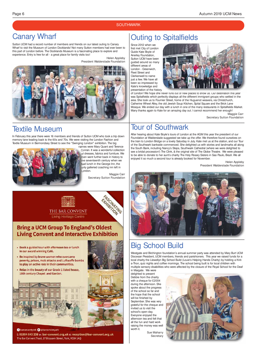 Winter 2019 edition of the UCM News - Page 