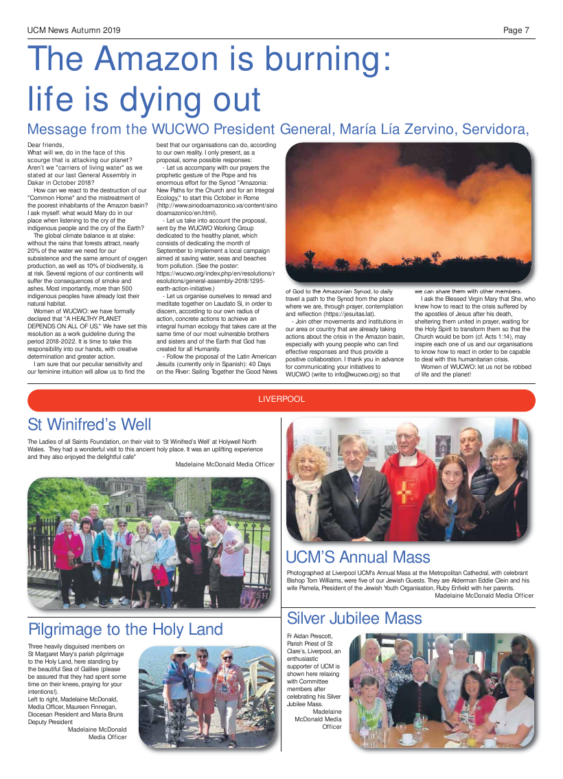 Winter 2019 edition of the UCM News - Page 