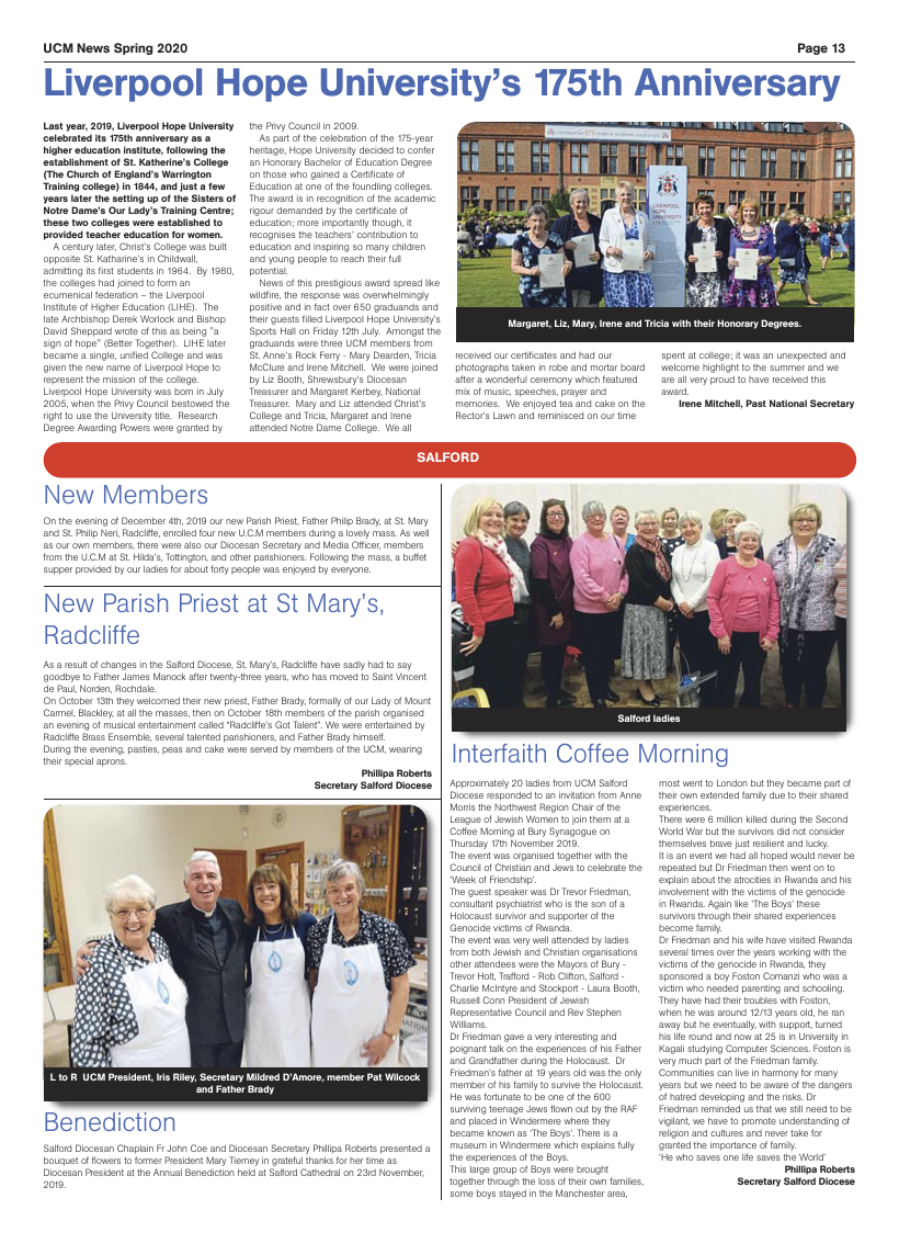 Spring 2020 edition of the UCM News - Page 