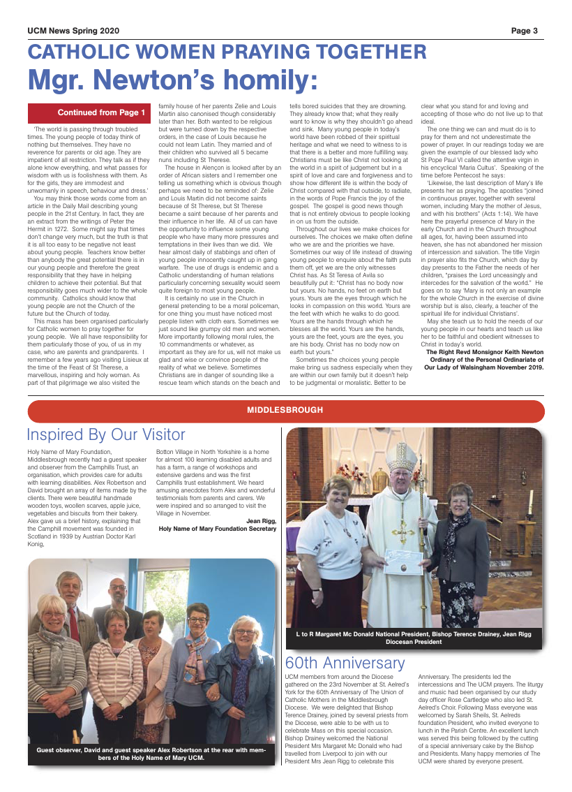 Spring 2020 edition of the UCM News - Page 