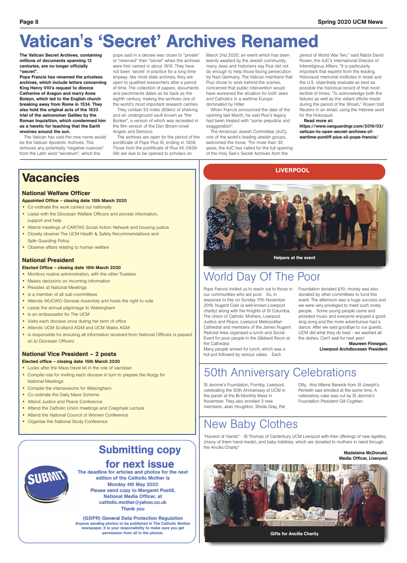 Spring 2020 edition of the UCM News - Page 