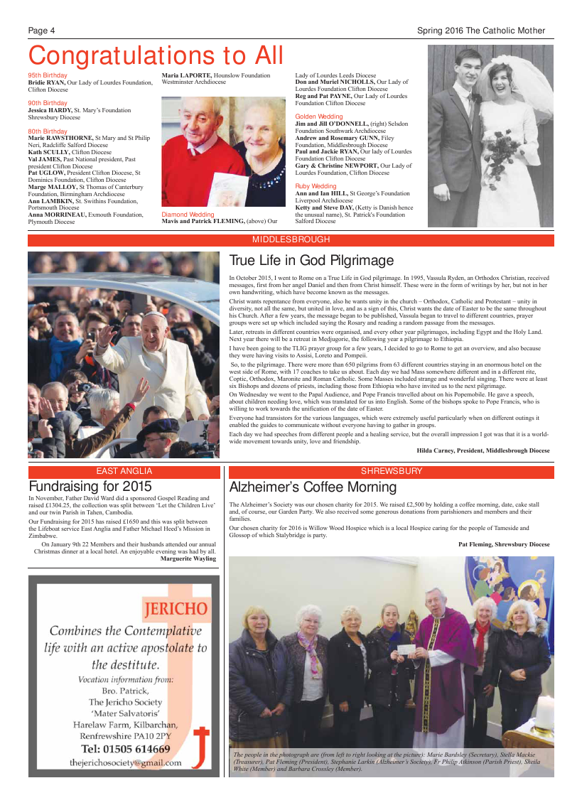 Spring 2016 edition of the A&B 50th Jubilee - Page 