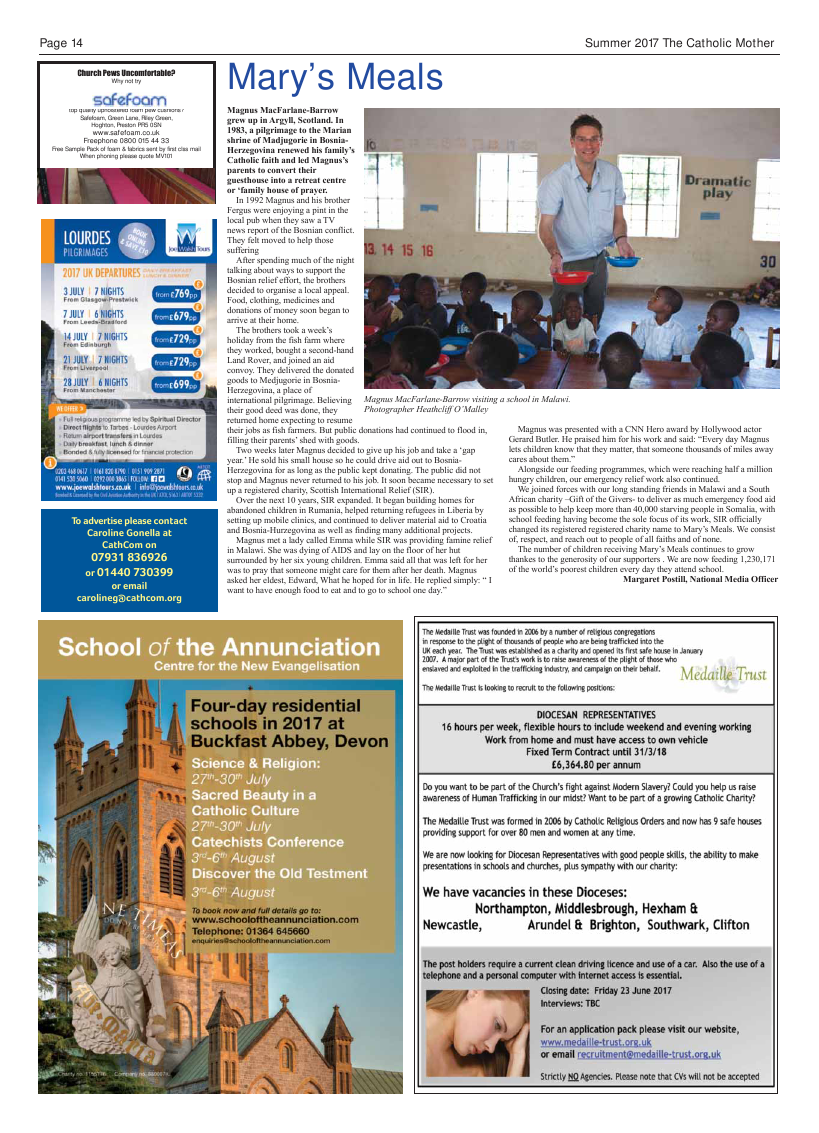 Summer 2017 edition of the Catholic Mother (UCM) - Page 